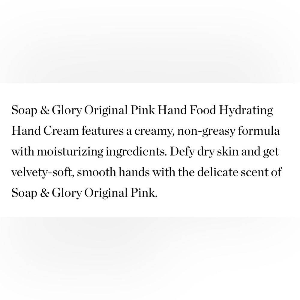$3β€οΈβπ₯ Soap & Glory Hand Food Hydrating Hand Cream Travel Size βπ§΄ NEW - Picture 4 of 5